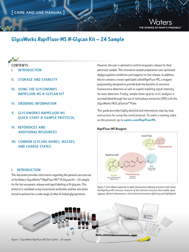 Rapifluor-ms n-glycan kit user manual download